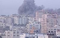 Bombardeio a Faixa de Gaza